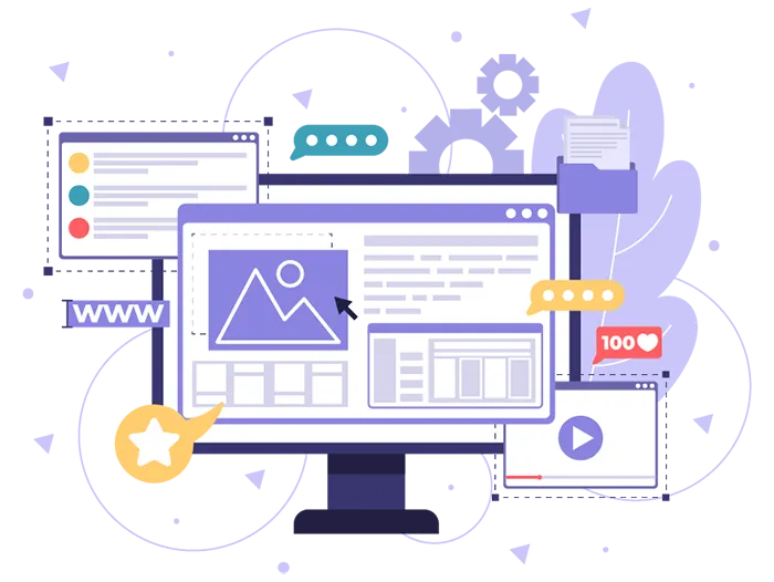 custom cms website development dwarka delhi