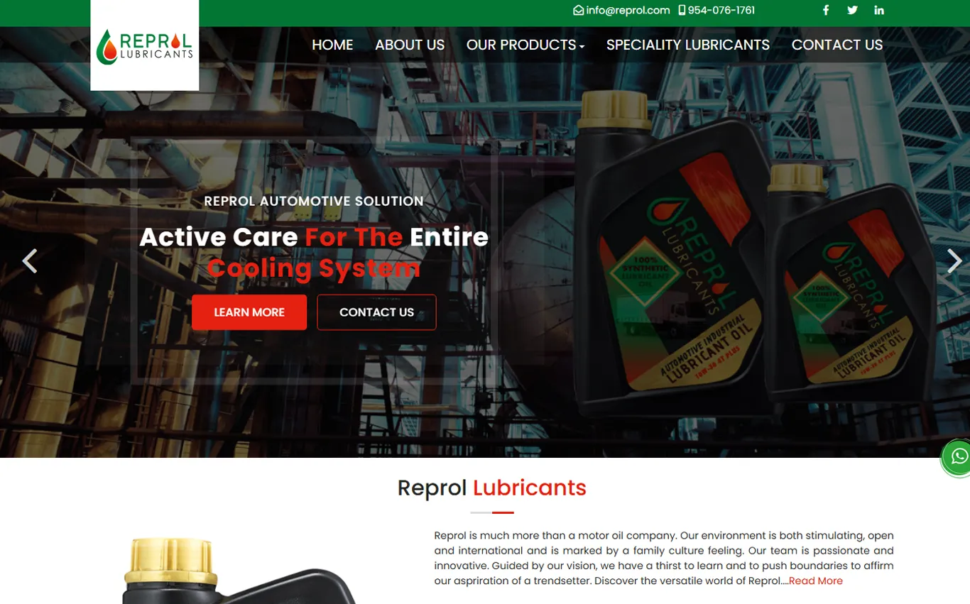 Reprol Lubricants