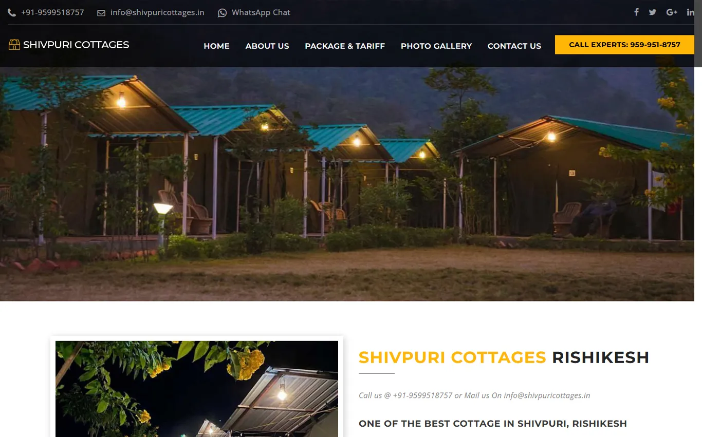 Shivpuri Cottages Rishikesh